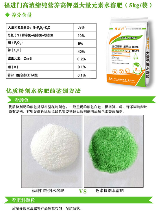 福進門高鉀型大量元素水溶肥1