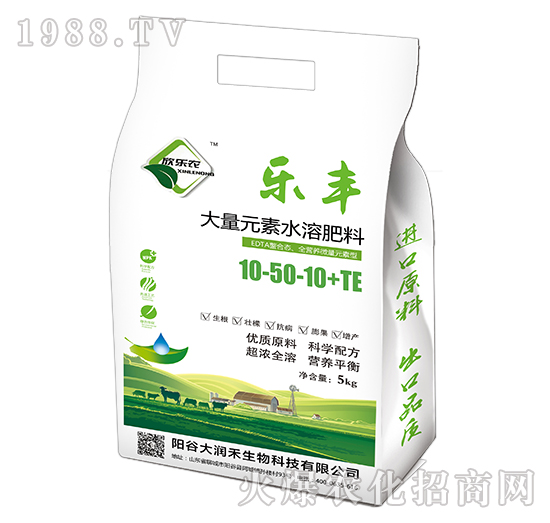 大量元素水溶肥料10-50-10+TE-樂豐-大潤禾