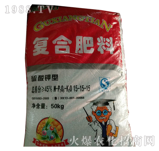 硫酸鉀型復(fù)合肥料15-15-15-益生源