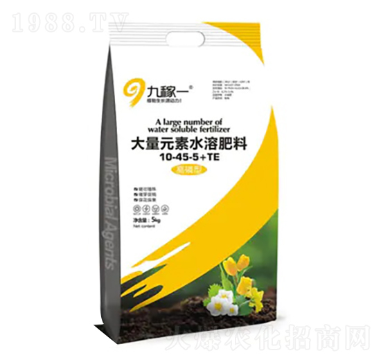 高磷型大量元素水溶肥料10-45-5+TE-九稼一