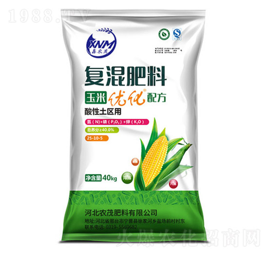 玉米專用復混肥料25-10-5-鑫農(nóng)茂