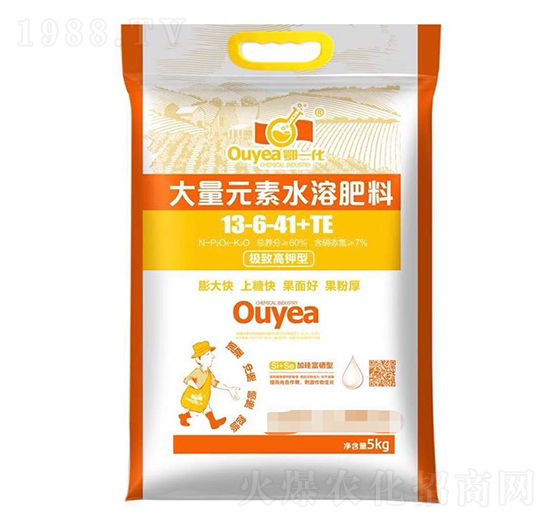 高鉀型大量元素水溶肥料13-6-41+TE-撒旺肥業(yè)