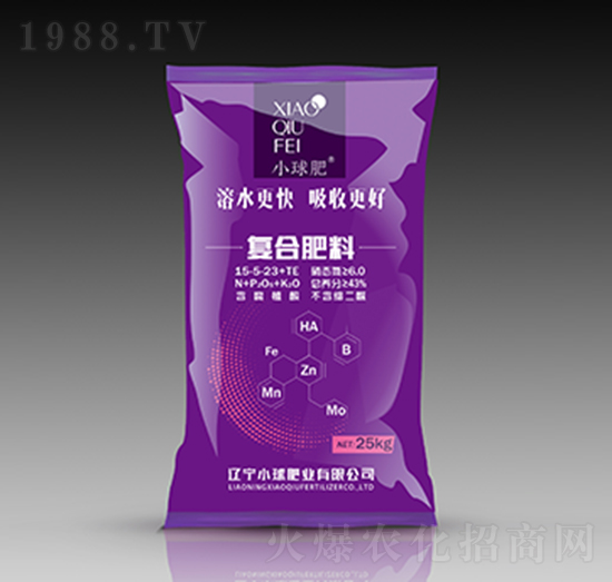 腐殖酸型復(fù)合肥料15-5-23+TE-小球肥