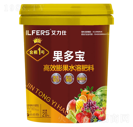 高效膨果水溶肥料-果多寶-金桶1號-艾力仕