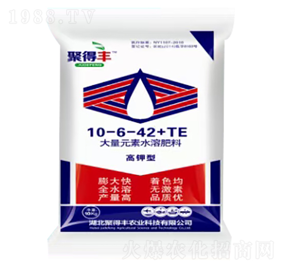 高鉀型大量元素水溶肥料10-6-42+TE-花龍農(nóng)業(yè)