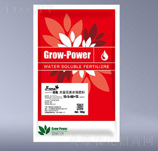 大量元素水溶肥料15-5-40+TE-芬美-龍燈