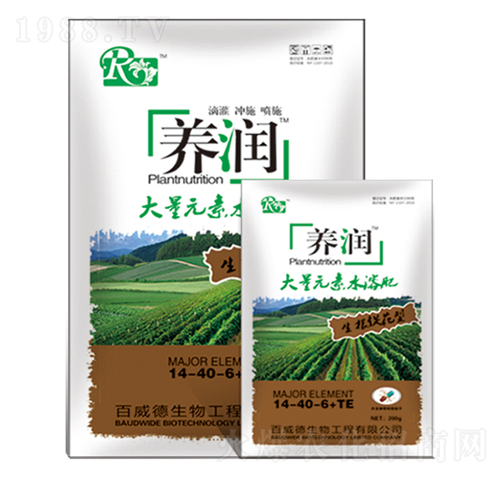 生根促花型大量元素水溶肥14-40-6+TE-養(yǎng)潤-百威德