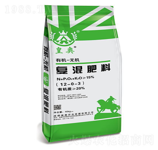 有機(jī)-無機(jī)復(fù)混肥料12-0-3-皇奧