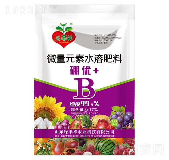 微量元素水溶肥料-硼優(yōu)+-綠豐祥