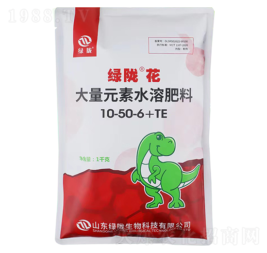 大量元素水溶肥料10-50-6+TE-綠隴花-綠隴生物