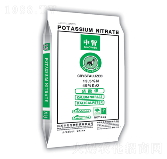 進口硝酸鉀13.5-0-45-中智-豐化