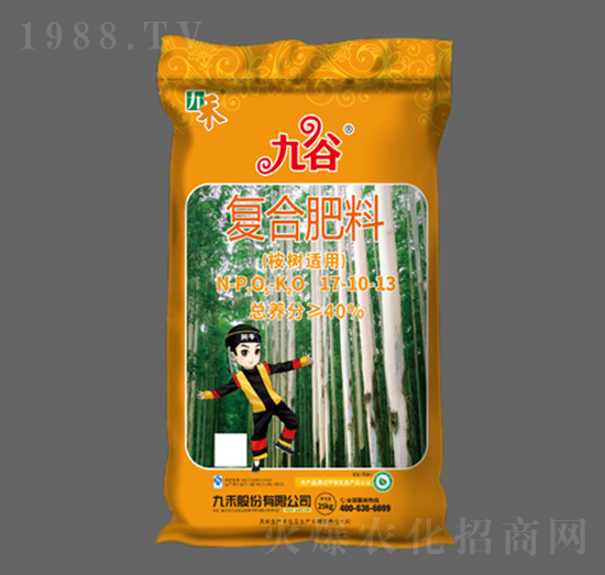 桉樹適用復(fù)合肥料17-10-13-九谷-九禾股份