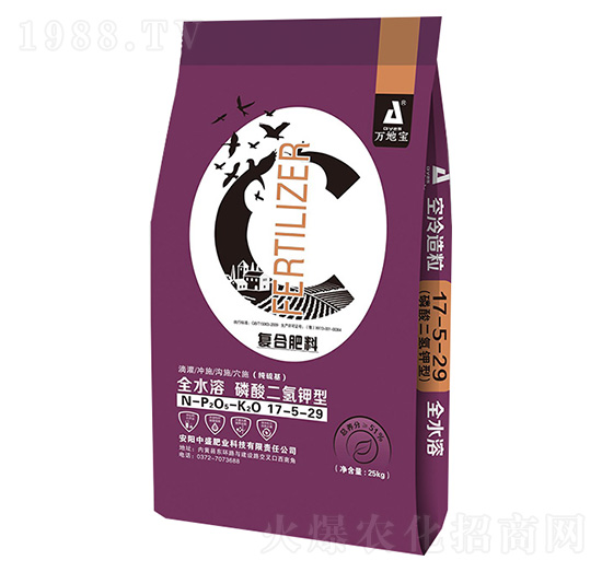 膨果專用肥17-5-29硫基高鉀復(fù)合肥-中盛肥業(yè)