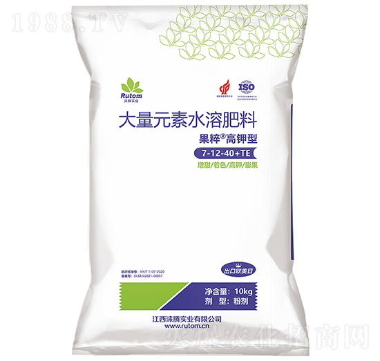 高鉀型大量元素水溶肥料7-12-40+TE-果粹-淶騰