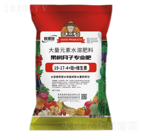 果樹月子專用大量元素水溶肥料19-17-4+硅+維生素-魯?shù)掳? style=