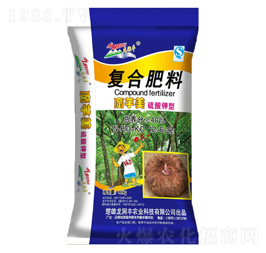 魔芋專用復(fù)合肥料12-6-22-龍潤(rùn)豐