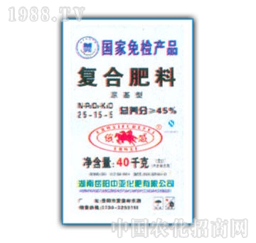 中天石化-復(fù)合肥料25-15-5