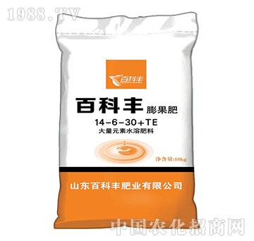 膨果肥水溶肥料14-6-30+TE-百科豐