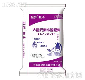 大量元素水溶肥料15-5-30+TE-康拓