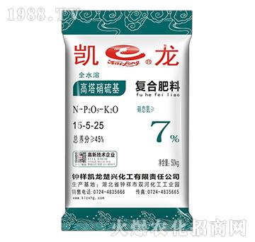 高塔硝硫基復(fù)合肥料15-5-25-凱龍楚興