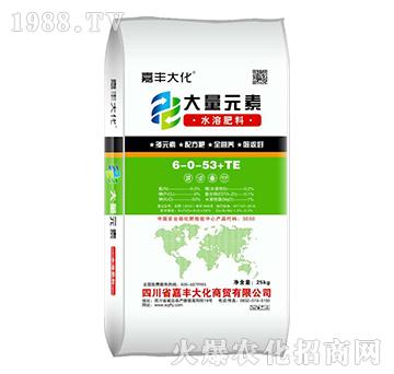 大量元素水溶肥料6-0-53+TE-嘉豐大化