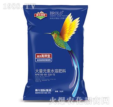 懸浮高鉀型大量元素水溶肥料NPK100-80-320+TE-霸爾國際