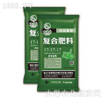 50kg純硫酸鉀復合肥料17-17-17-六道福