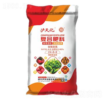 果蔬茶適用復(fù)合肥料24-8-8-瀘天化