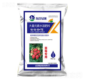 草莓專用大量元素水溶肥料18-18-18-恒健生物