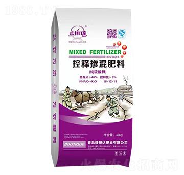 純硫酸鉀控釋摻混肥料18-12-18-盛翔達(dá)