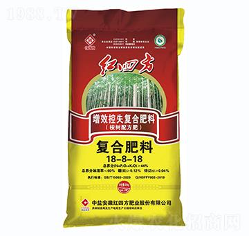 25kg桉樹專用增效控失復(fù)合肥料18-8-18-紅四方