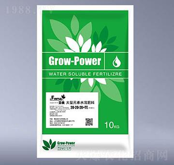 大量元素水溶肥料20-20-20+TE-芬美-龍燈