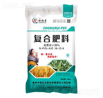 小麥油菜適用復(fù)合肥料18-12-6-中瑞石化