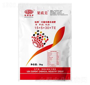 大量元素水溶肥料15+5+30+TE-果質(zhì)美-美博生物